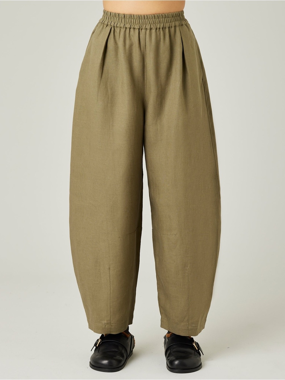 Beyond Nine Daisy linen barrel pants